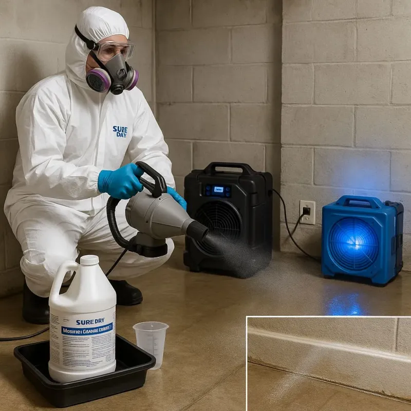 Sanitization and Odor Removal process in Apple Valley, MN